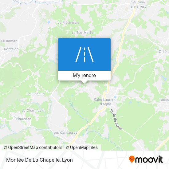 Montée De La Chapelle plan