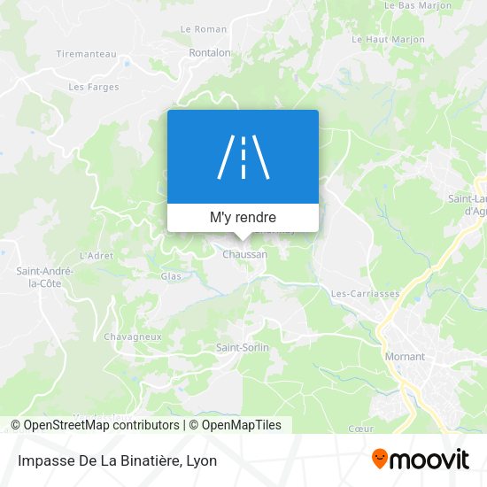 Impasse De La Binatière plan