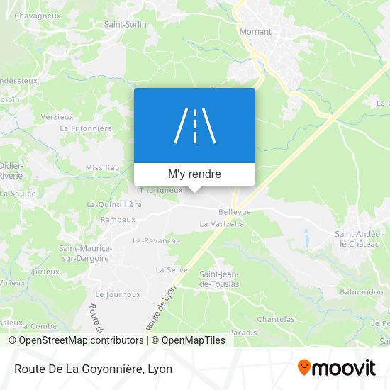 Route De La Goyonnière plan