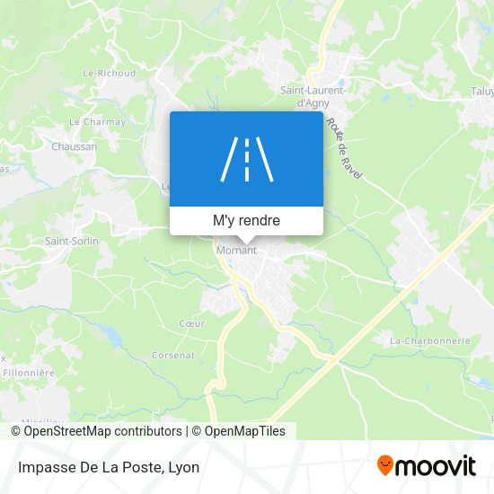 Impasse De La Poste plan