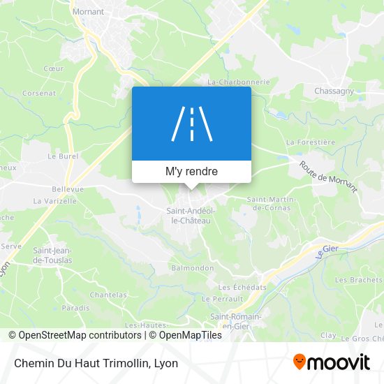 Chemin Du Haut Trimollin plan