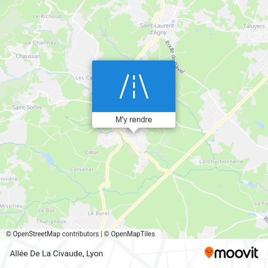 Allée De La Civaude plan