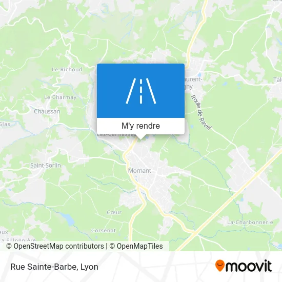 Rue Sainte-Barbe plan