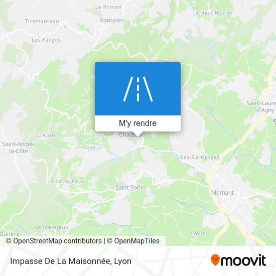 Impasse De La Maisonnée plan
