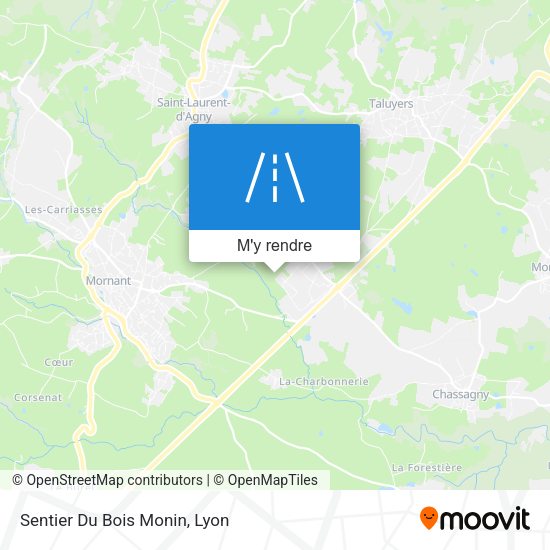 Sentier Du Bois Monin plan