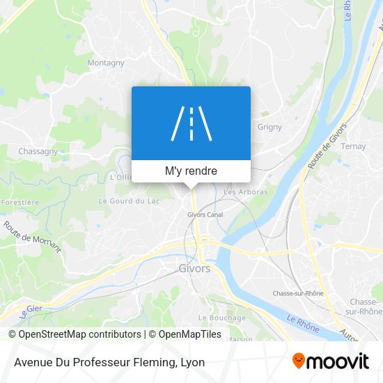 Avenue Du Professeur Fleming plan