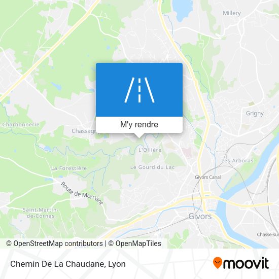 Chemin De La Chaudane plan