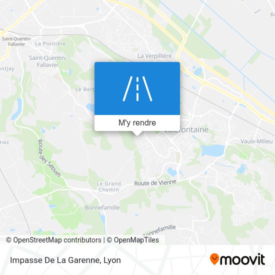Impasse De La Garenne plan