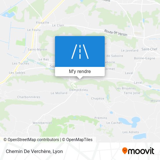 Chemin De Verchère plan