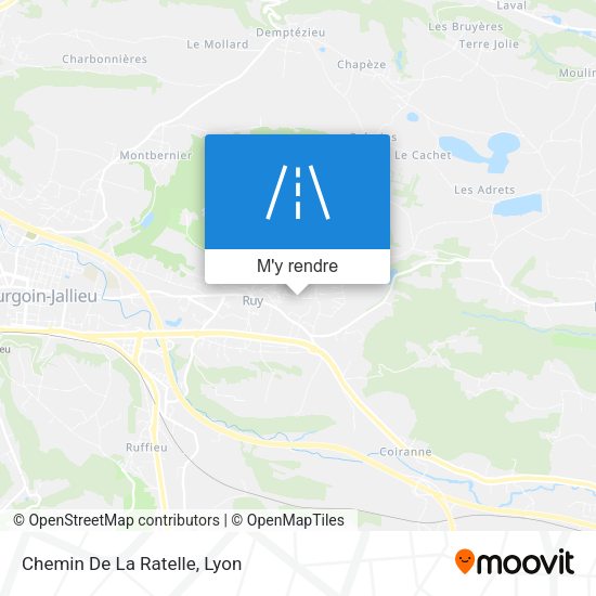 Chemin De La Ratelle plan