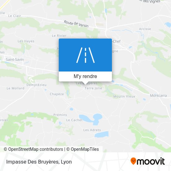Impasse Des Bruyères plan