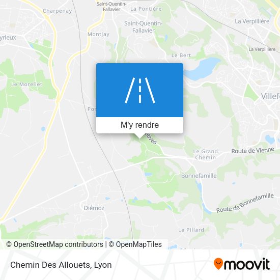 Chemin Des Allouets plan