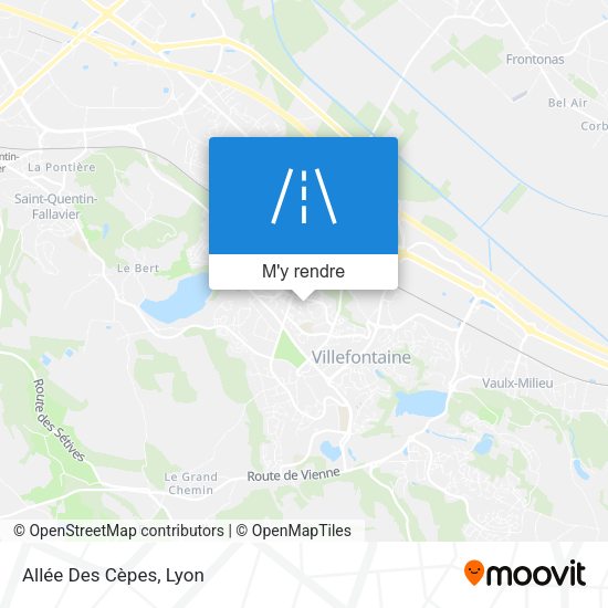 Allée Des Cèpes plan