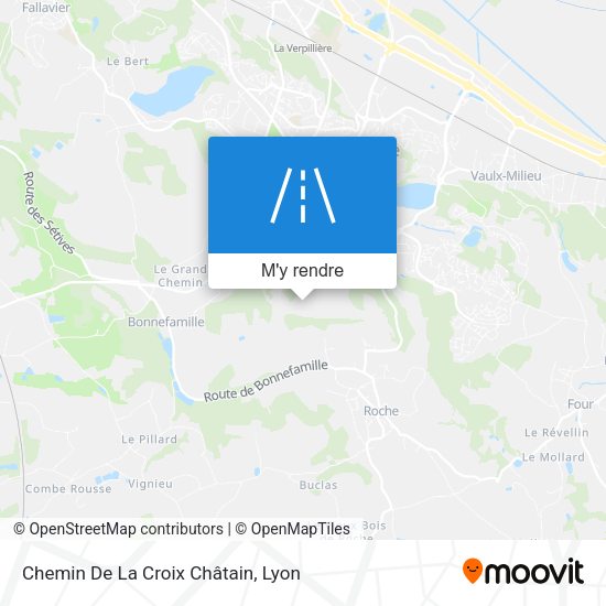 Chemin De La Croix Châtain plan