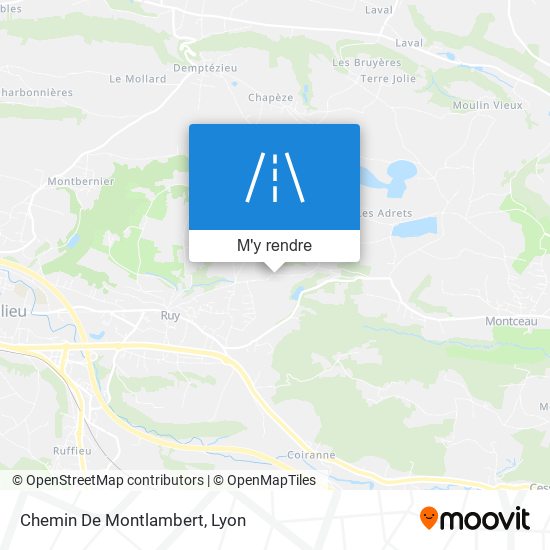 Chemin De Montlambert plan