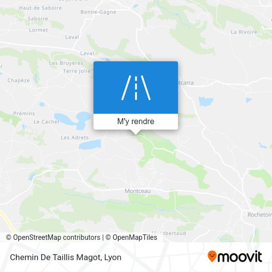 Chemin De Taillis Magot plan