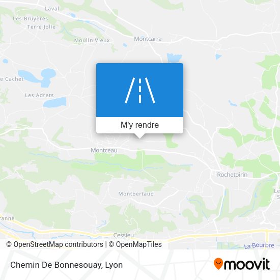 Chemin De Bonnesouay plan