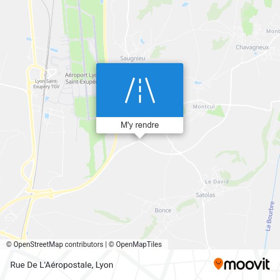 Rue De L'Aéropostale plan