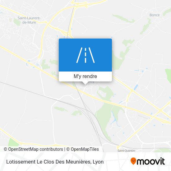Lotissement Le Clos Des Meunières plan