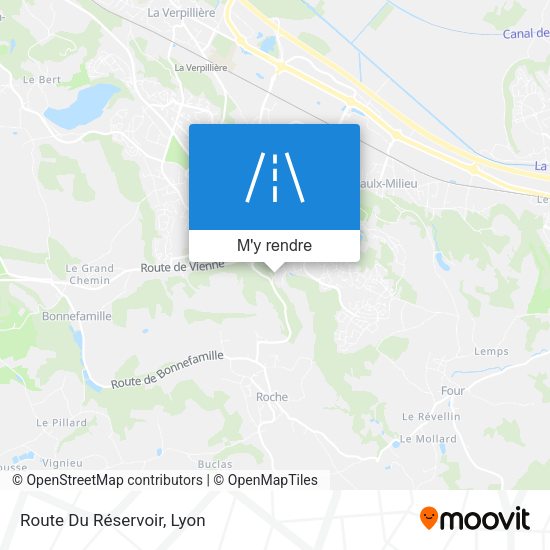 Route Du Réservoir plan