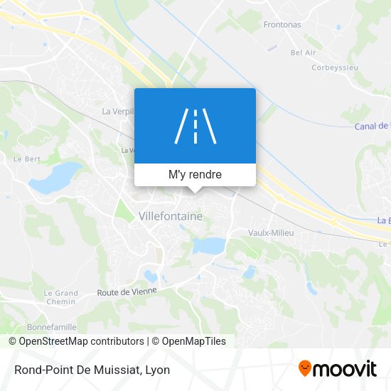 Rond-Point De Muissiat plan