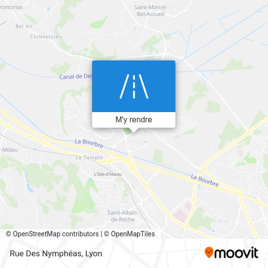 Rue Des Nymphéas plan