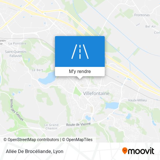 Allée De Brocéliande plan