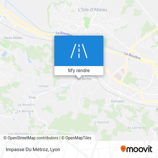 Impasse Du Métroz plan