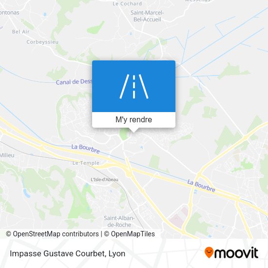 Impasse Gustave Courbet plan
