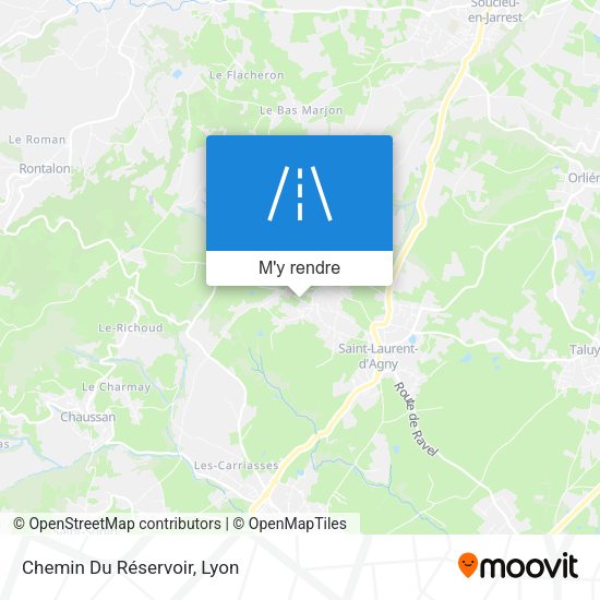 Chemin Du Réservoir plan