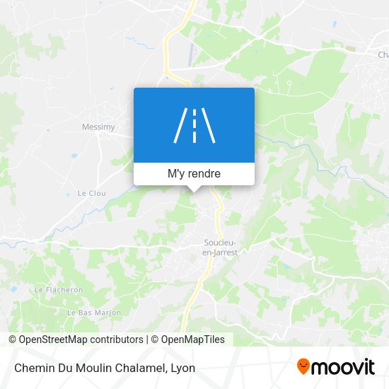 Chemin Du Moulin Chalamel plan