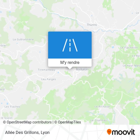 Allée Des Grillons plan