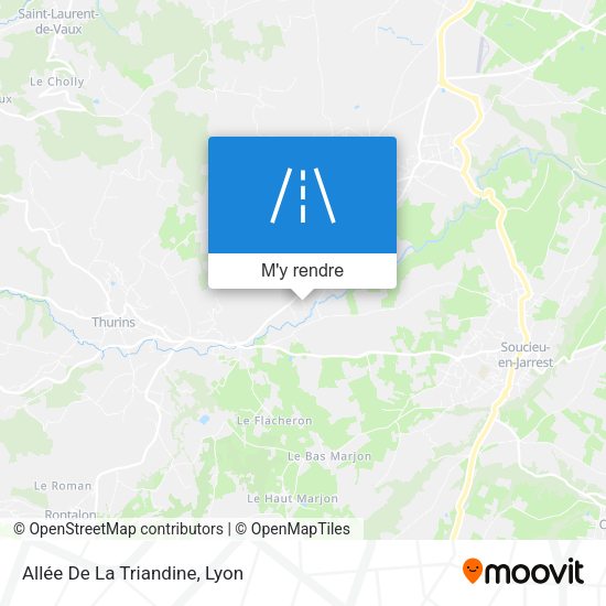 Allée De La Triandine plan