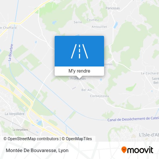 Montée De Bouvaresse plan