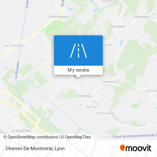 Chemin De Montmiral plan
