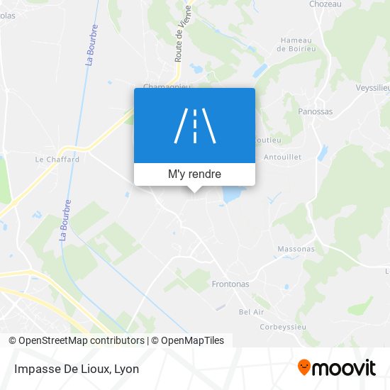 Impasse De Lioux plan