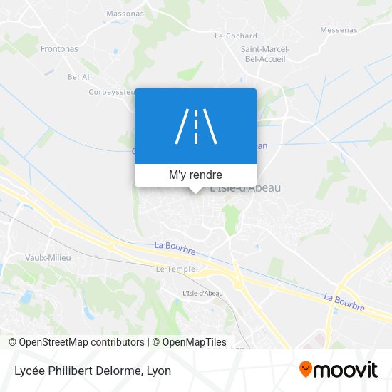Lycée Philibert Delorme plan