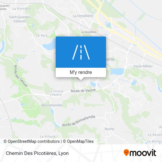 Chemin Des Picotières plan
