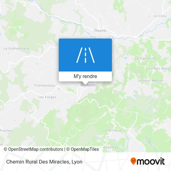 Chemin Rural Des Miracles plan