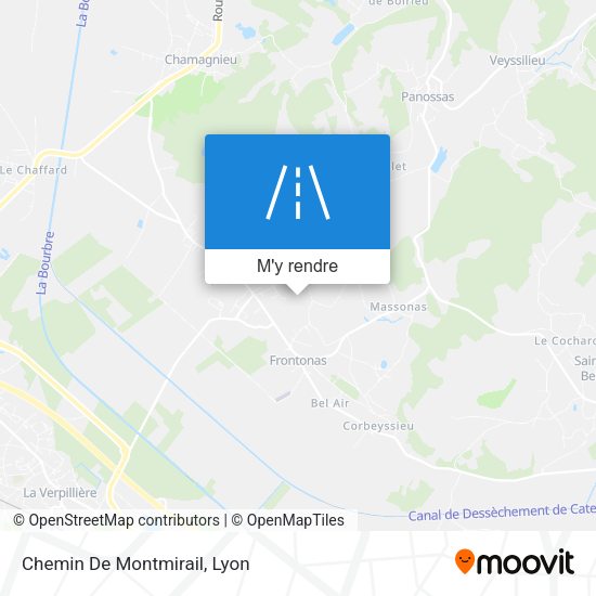 Chemin De Montmirail plan