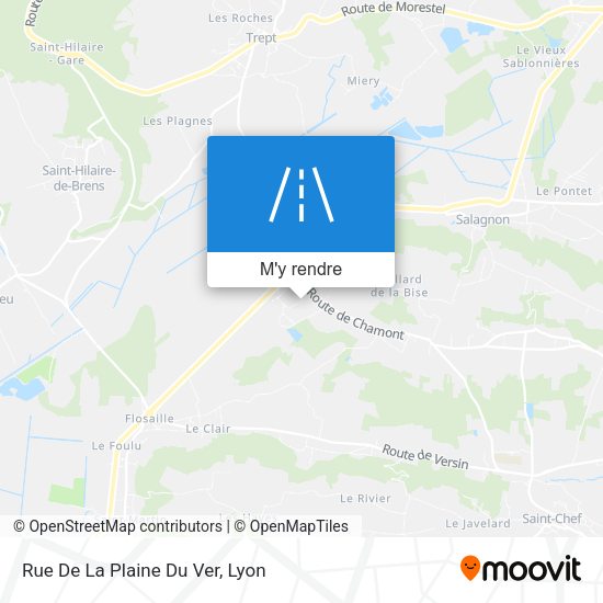 Rue De La Plaine Du Ver plan