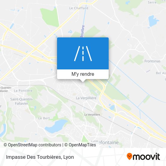 Impasse Des Tourbières plan