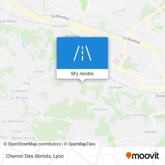 Chemin Des Abriots plan