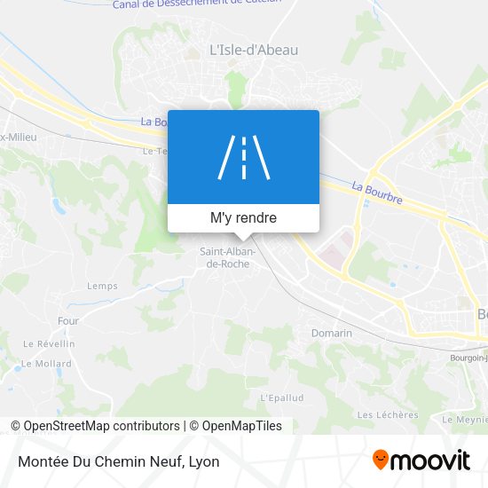 Montée Du Chemin Neuf plan