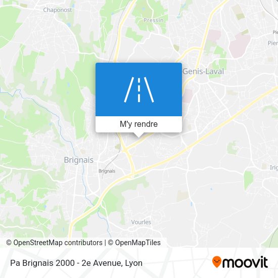 Pa Brignais 2000 - 2e Avenue plan