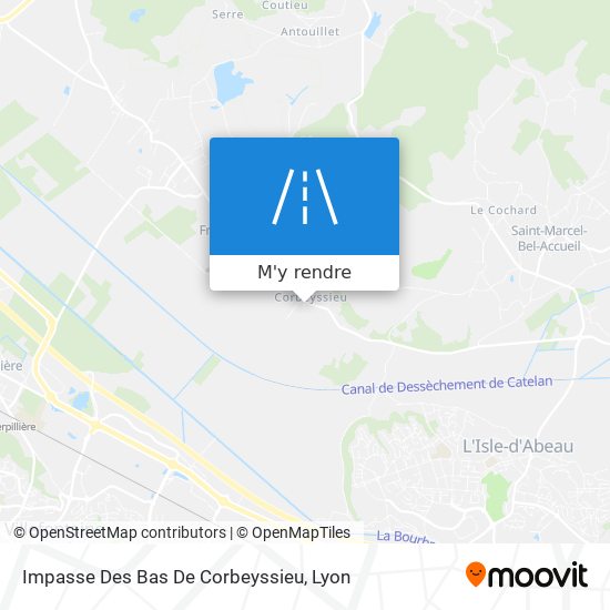 Impasse Des Bas De Corbeyssieu plan