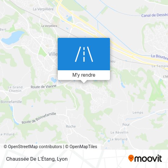 Chaussée De L'Étang plan