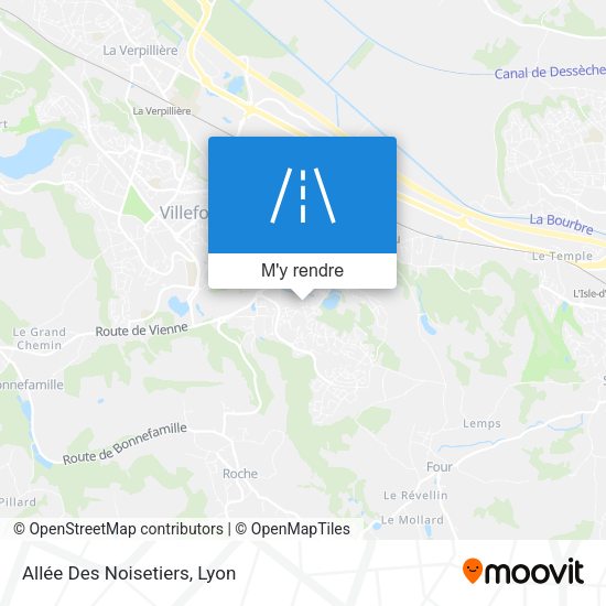 Allée Des Noisetiers plan