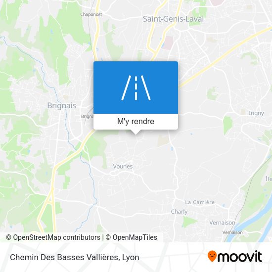 Chemin Des Basses Vallières plan