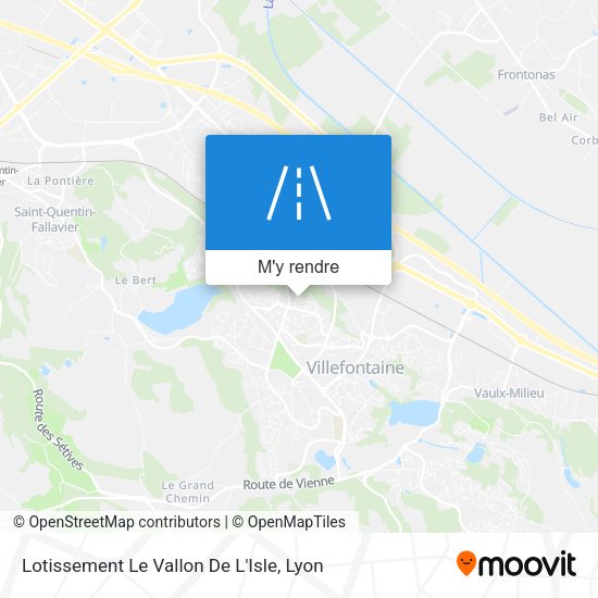 Lotissement Le Vallon De L'Isle plan